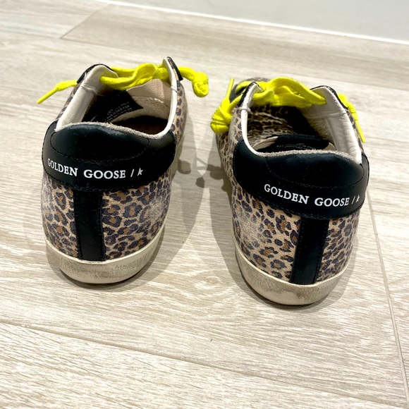 Golden Goose Leopard and Neon Sneakers Size 37 - Picture 5 of 8